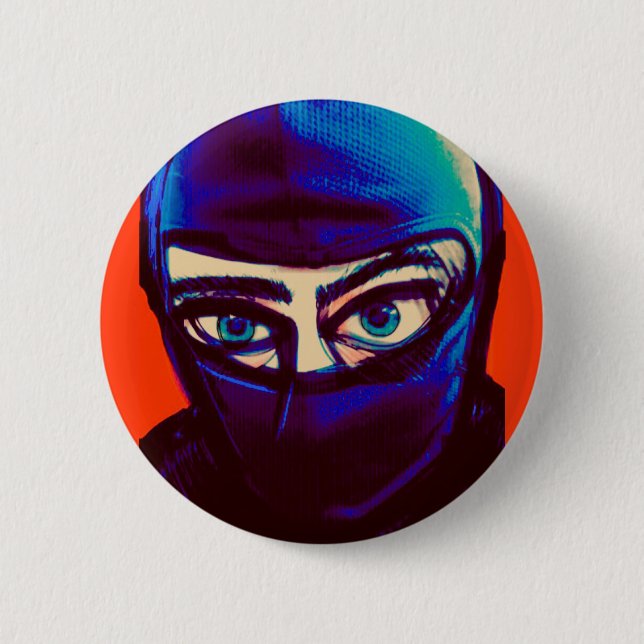 Sneaky Ninja Button (Vorderseite)
