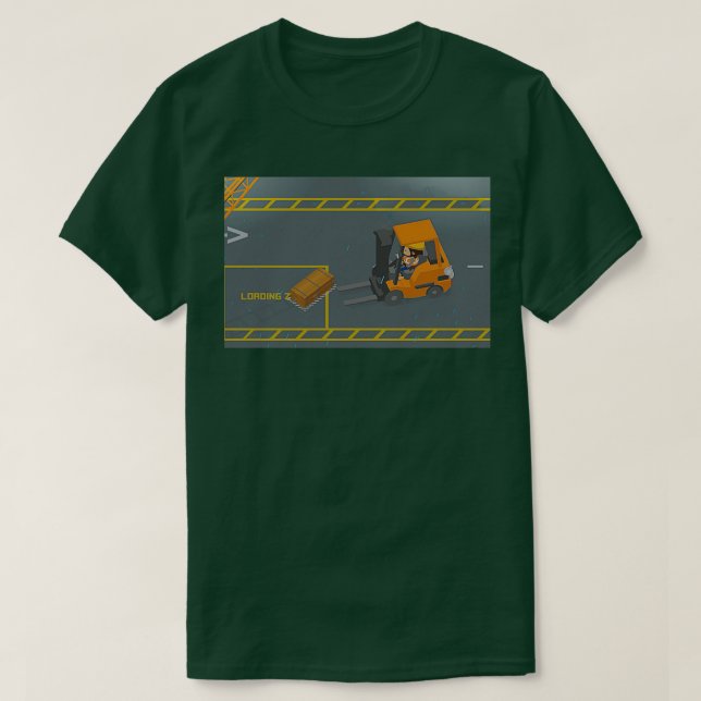 Sneaky Sasquatch Der Stapler T-Shirt (Design vorne)