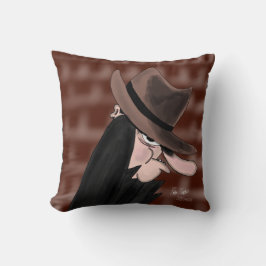 Sneaky villain cartoon character kissen