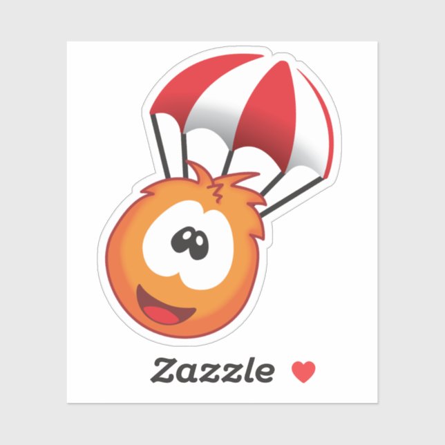 Sneezies Fallschirm-Escape Aufkleber (Blatt)