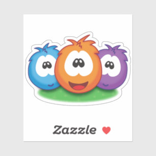 Sneezies! Icon Style Trio Anordnung Aufkleber