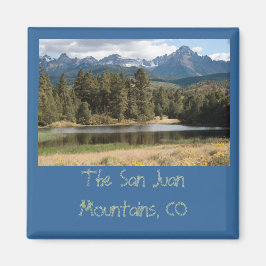 Sneffels und ein Teich im Wald Magnet