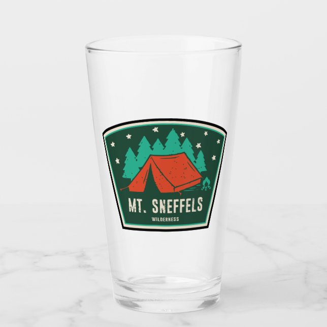 Sneffels Wilderness Colorado Camping Glas (Vorderseite)