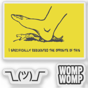 Snekright Gadsden-Flag-Parodie-Memes x6 Aufkleber