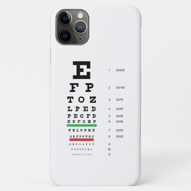 Snellen Augen-Diagramm iPhone 5 Fall Case-Mate iPhone Hülle (Rückseite)
