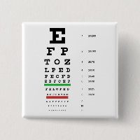 Snellen Augen-Diagramm-Knopf