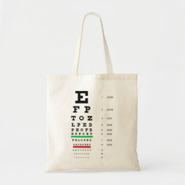 Snellen Augen-Diagramm-Tasche Tragetasche