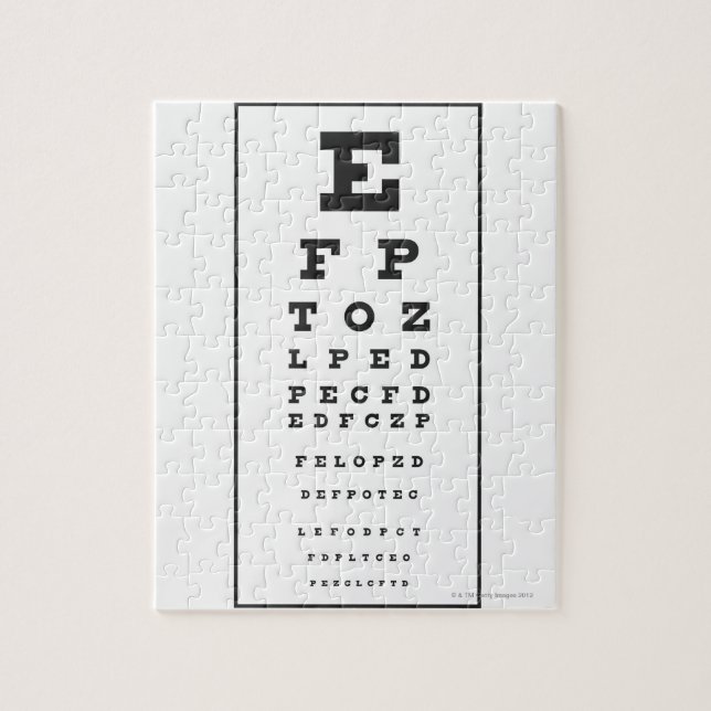 Snellen Chart (Vertikal)