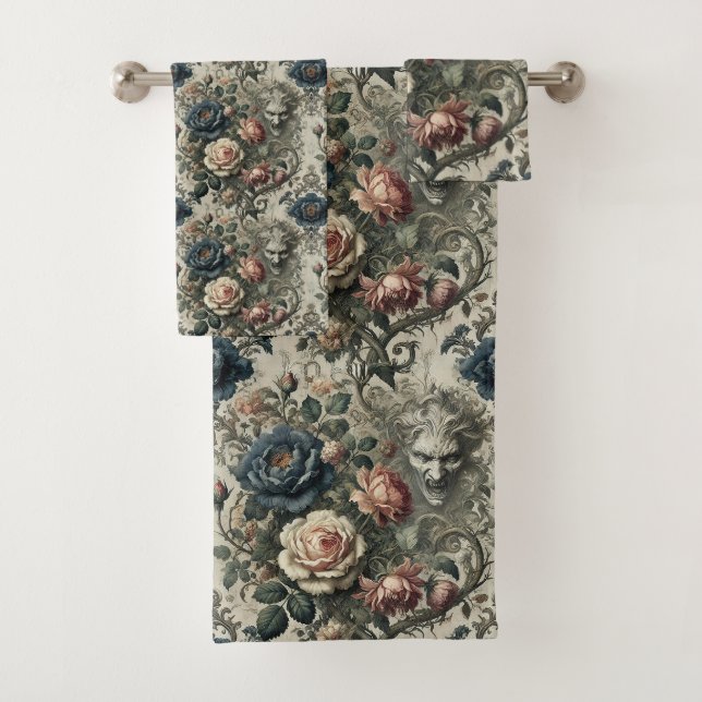 Snide Remarks - gotisch Viktorianisch Badhandtuch Set (Insitu)