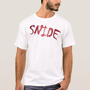 Snide roter Logo-T - Shirt