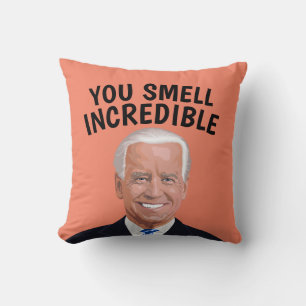 SNIFFY JOE BIDEN FUNNY COUSSINS CE NOËL