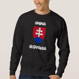 Snina, Slowakei mit Wappen Sweatshirt