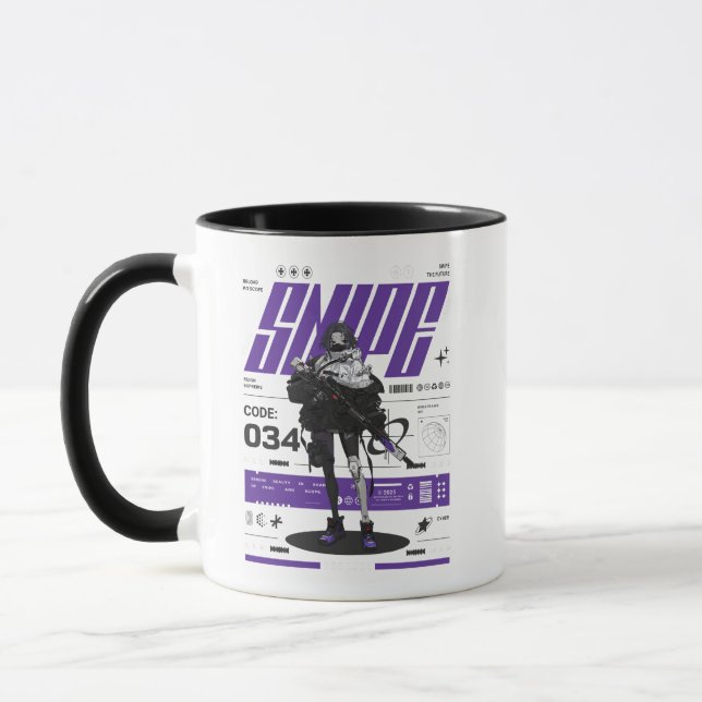 Snipe | Anime Style | Sondergeschenk | Mug Tasse (Links)