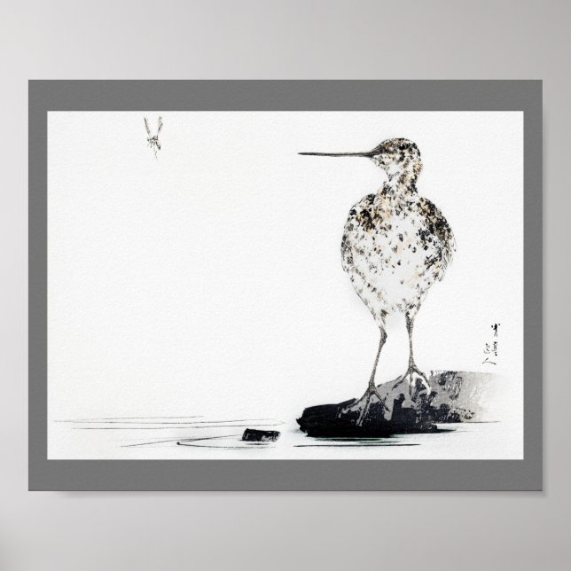Snipe Bird, Watanabe Seitei Poster (Vorne)