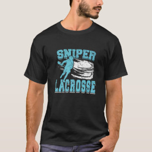 Sniper Lacrosse Vintage Toller Geschenk T-Shirt