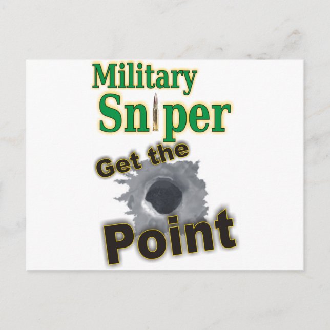 Sniper-Militär(1) Postkarte (Vorderseite)
