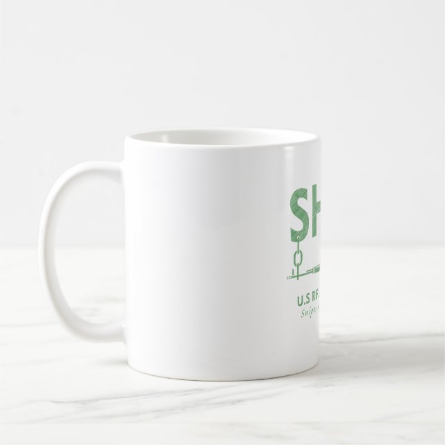 Sniper Rifle 7.62 M82 Military Force Kaffeetasse (Links)