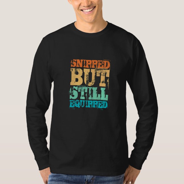 Snipped But Still Equipped  Vasectomy Retro T-Shirt (Vorderseite)
