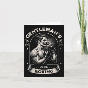 #snirt Gentleman's Boxing Club Retro with Box Boxe Karte