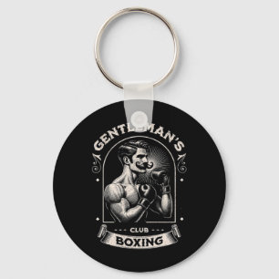 #snirt Herrenausstatter Boxing Club Retro mit Box  Schlüsselanhänger