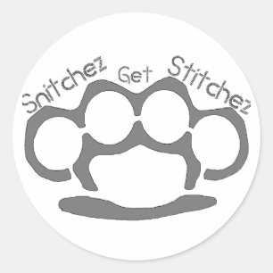 Snitchez erhalten Stitchez Aufkleber