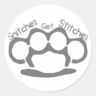 Snitchez Stitchez Stickers