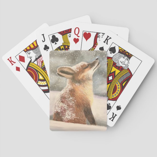 Sno-Fox-Karten Spielkarten (Rückseite)