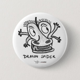Snod Ratte: Drache-Spinne Button