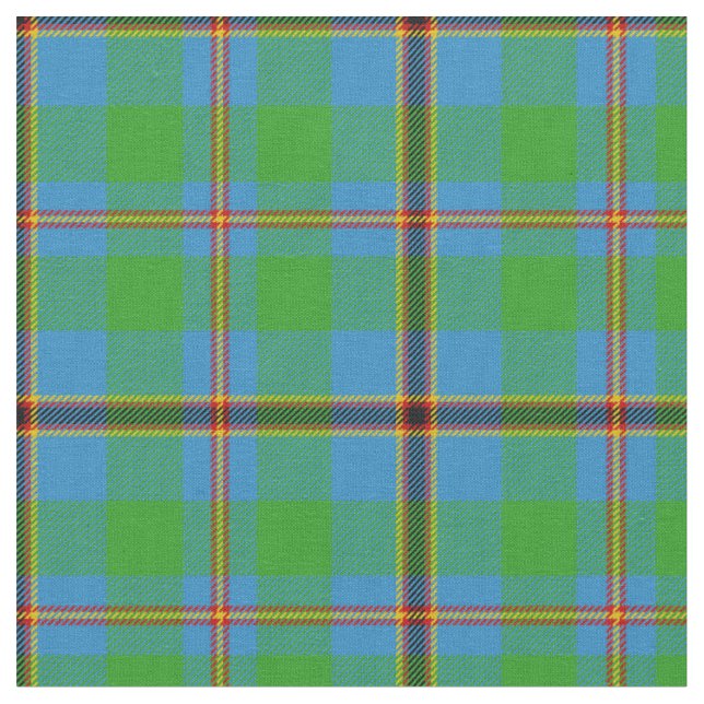 Snodgrass Tartan-Druck Stoff (Nahaufnahme)