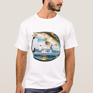 Snook Fischen Sunset T-Shirt