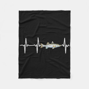 Snook Herzschlag für Salzwasserfisch-Angler  Fleecedecke