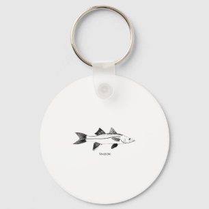 Snook-Linie Kunst-Logo Schlüsselanhänger