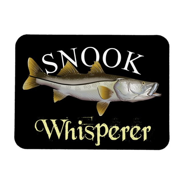 Snook Whisperer Dark Magnet (Horizontal)