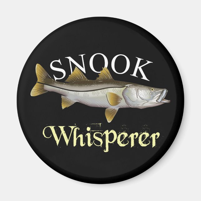 Snook Whisperer Dark Magnet (Vorne)
