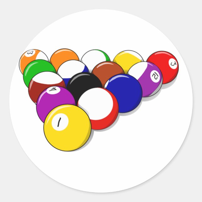 Snooker Balls Stickers (Vorderseite)