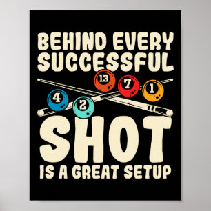 Snooker Billiard Player Billiards Poster