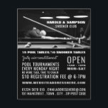 Snooker Club Portrait, Pool, Snooker Club Advertiv Flyer<br><div class="desc">Snooker Club Portrait,  Pool,  Snooker Club Werbung Flyer von der Business Card Store.</div>