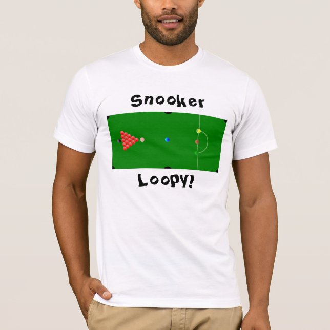 Snooker Design T-Shirt (Vorderseite)