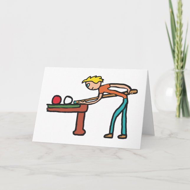 Snooker Karte (Vorderseite)