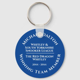 Snooker League Trophy Schlüsselanhänger