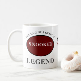 Snooker Legend Monogram Fügen Sie Ihren Namen Gebu Kaffeetasse