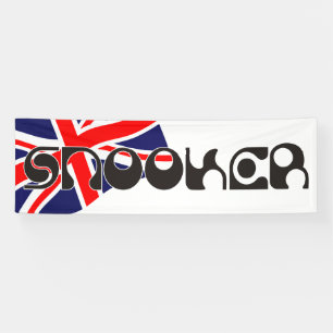 SNOOKER Moderne Schriftart & Gewerkschaft Jack Fla Banner