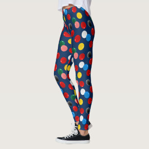 Snooker Player farbenfrohe Billiard Leggings