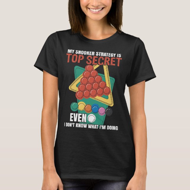Snooker Player T-Shirt (Vorderseite)