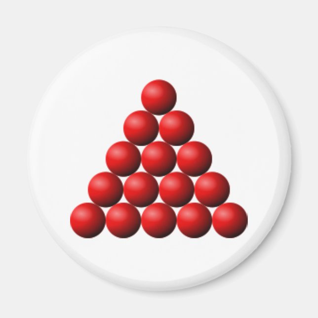 Snooker Triangle Magnet (Vorne)