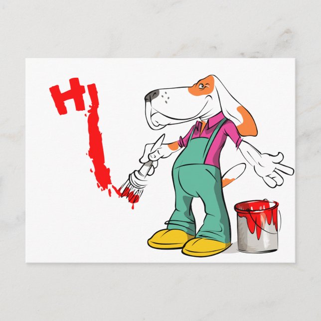 Snoop Hund Postkarte (Vorderseite)