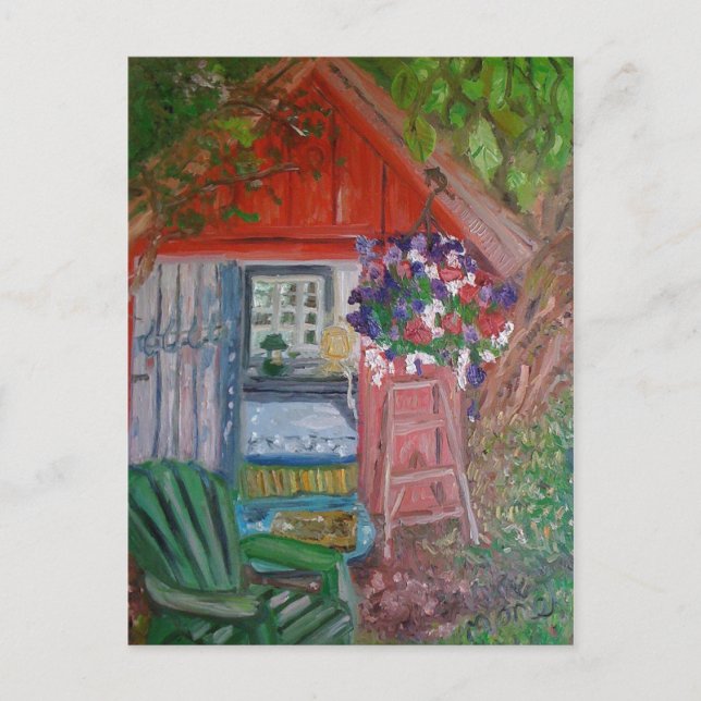 Snoophiehaus Postkarte (Vorderseite)