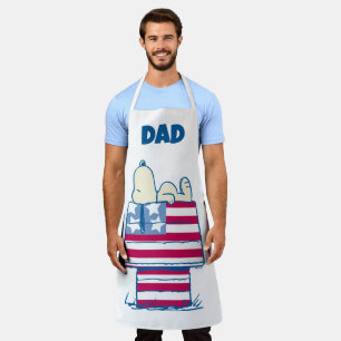 Snoopy am 4. Juli Dog House Name hinzufügen Schürze