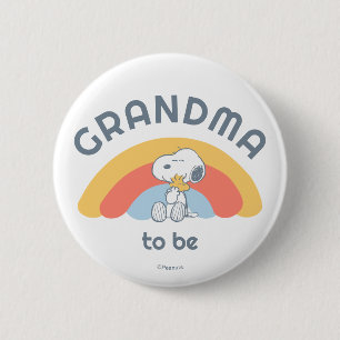 Snoopy Baby Dusche Opa zu sein Button