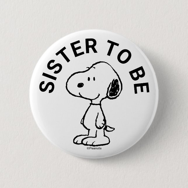 Snoopy Baby Duschkabine Button (Vorderseite)